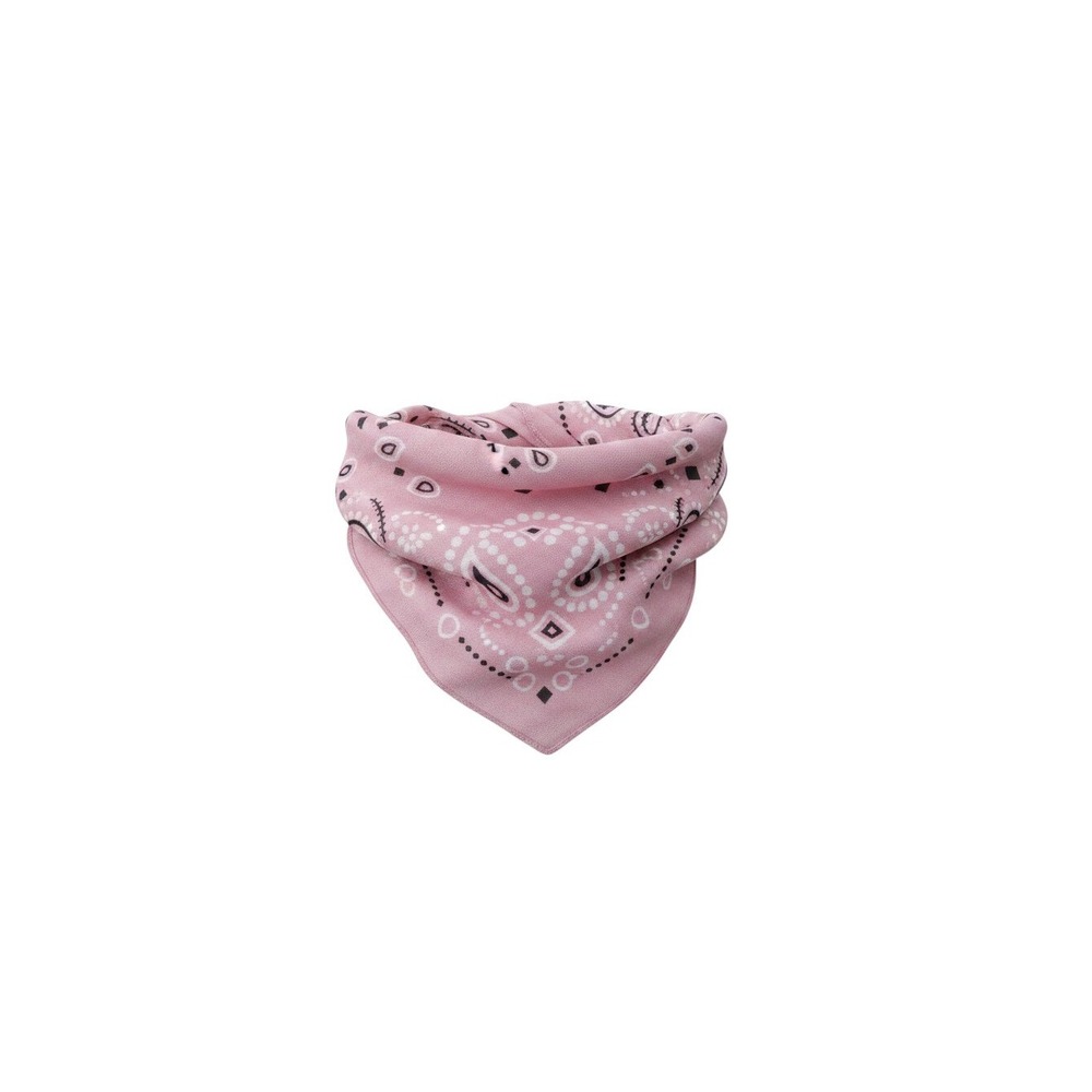 Time and Tru Fashion Bandana Womens OS Pink Paisley Multi-Use Scarf